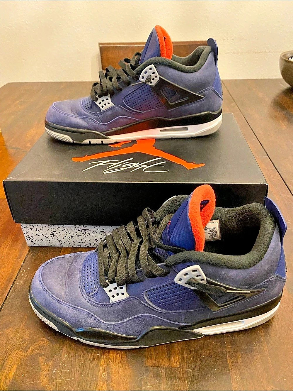 Jordan Air Jordan 4 Retro Winterized Loyal Blue Winterized Sneakers Blue &